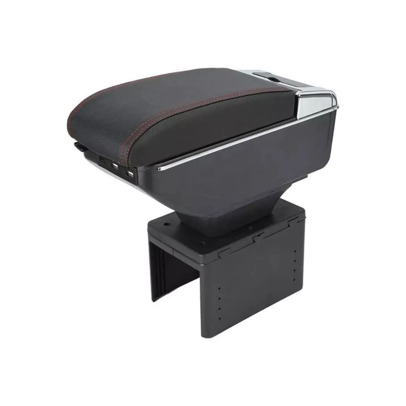 GENERICO - CONSOLA APOYABRAZO CENTRAL HIO ROJO 7 ENTRADAS USB
