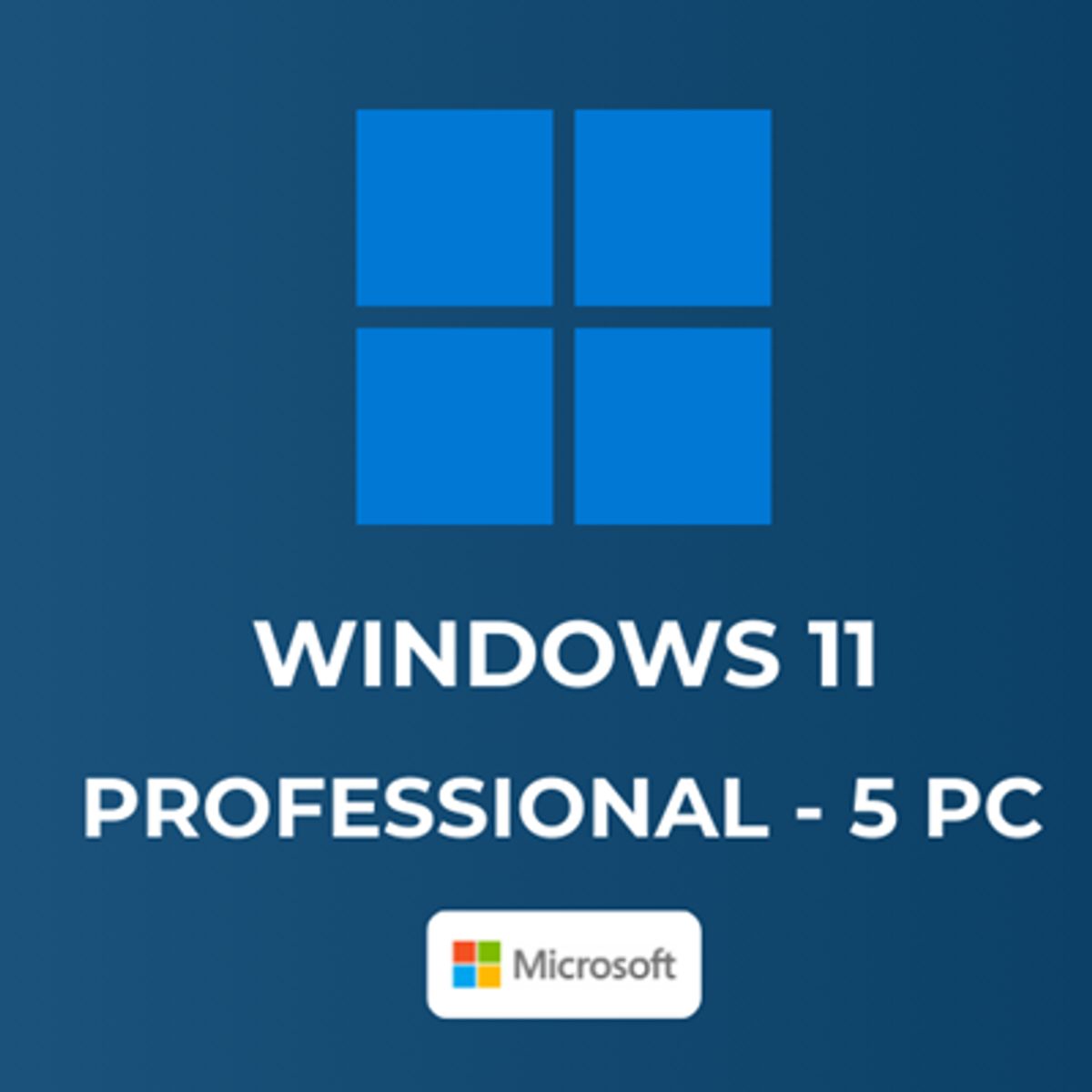 MICROSOFT - Microsoft Windows 11 Professional para 5 PC