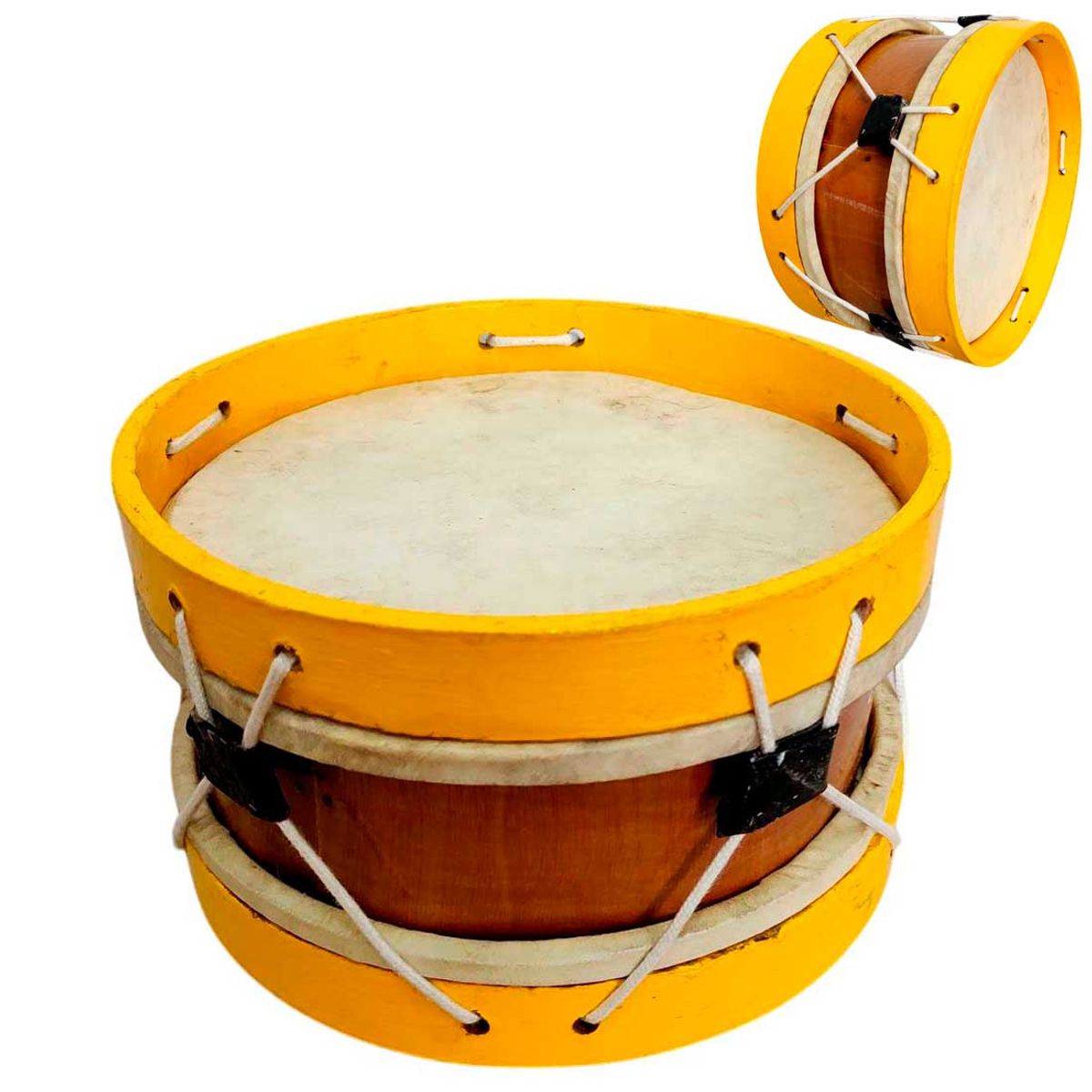 GENERICO - Instrumento Musical de Percusion Tamborcito Baby - Amarillo