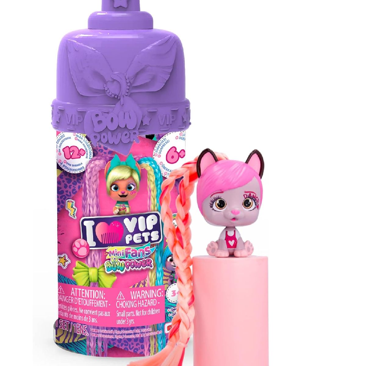 VIP PETS - Juguete Muñeca Vip Pets Mini Fans Bow Power + Accs