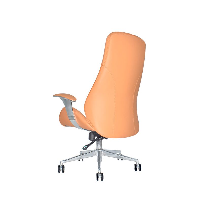 OFIDEAS - Silla Ergonómica Presidencial Cuero Camel Mark Premium Ofideas