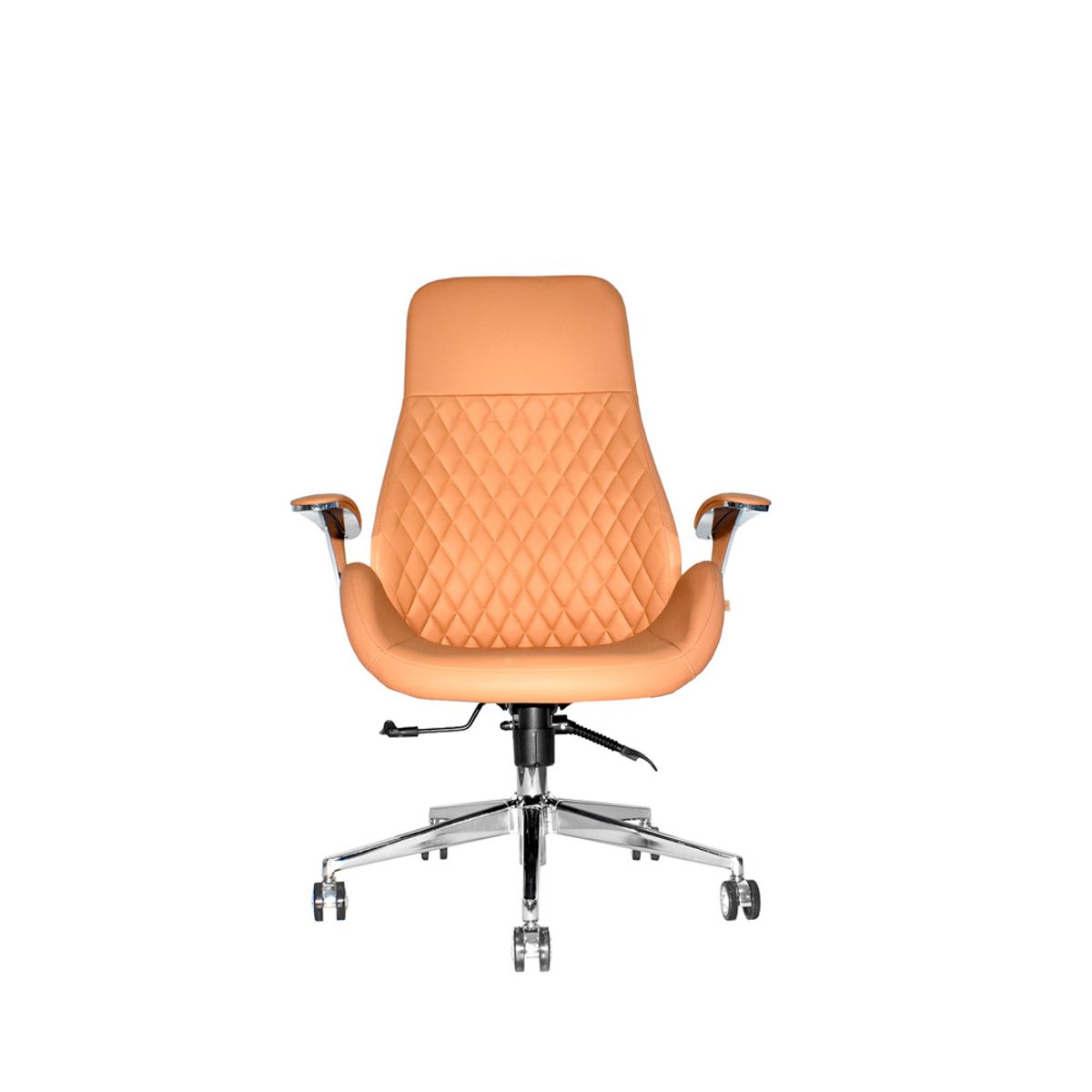 OFIDEAS - Silla Ergonómica Presidencial Cuero Camel Mark Premium Ofideas