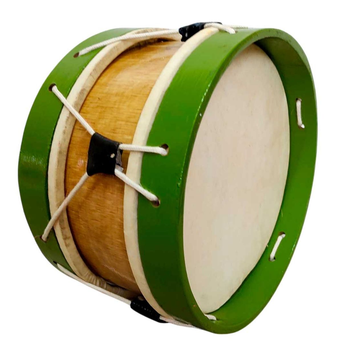 GENERICO - Instrumento Musical de Percusion Tamborcito Pequeño - VerdeC