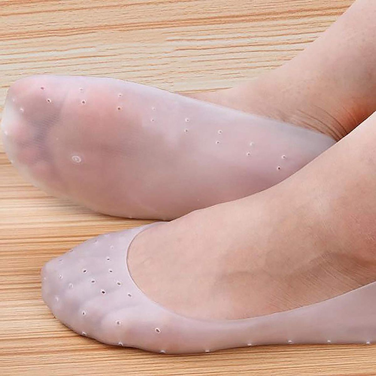 GENERICO - Medias de gel hidratantes cerradas 1 par ROSS