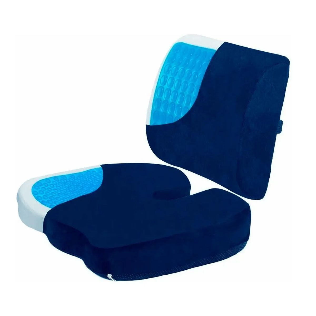 OEM - Cojín De Asiento con Gel Y Almohada De Soporte Lumbar Coche Oficin