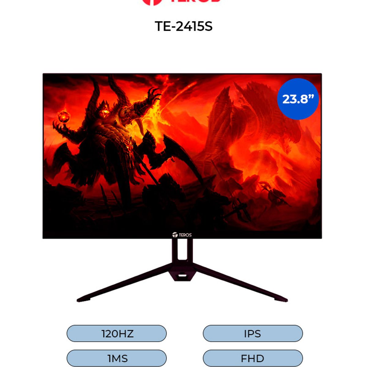 TEROS - Monitor Teros TE-2415S 238″ IPS FHD 120Hz 1Ms