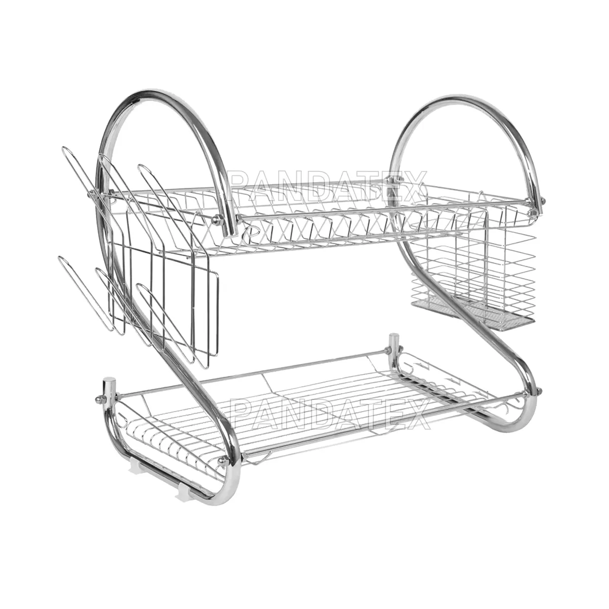 SM - ESCURRIDOR DE PLATOS GRANDE 2 NIVELES 42CM ANCHO