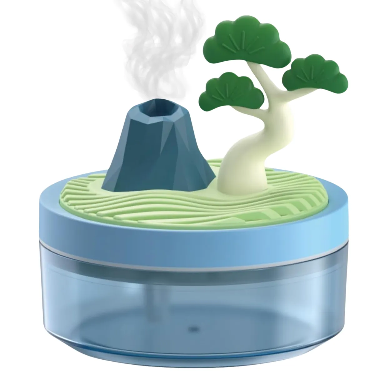 ELMEJORPRECIO - Humidificador de Aire para Dormitorio Modelo Isla Azul