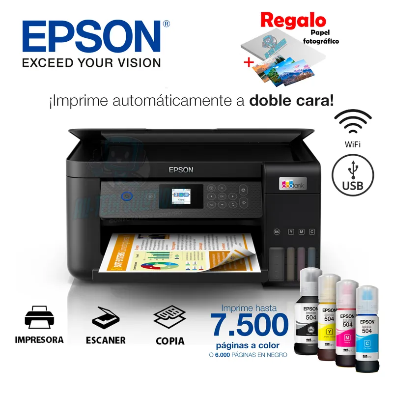 EPSON - IMPRESORA EPSON MULTIFUNCIONAL ECOTANK L4260 WIFI DUPLEX