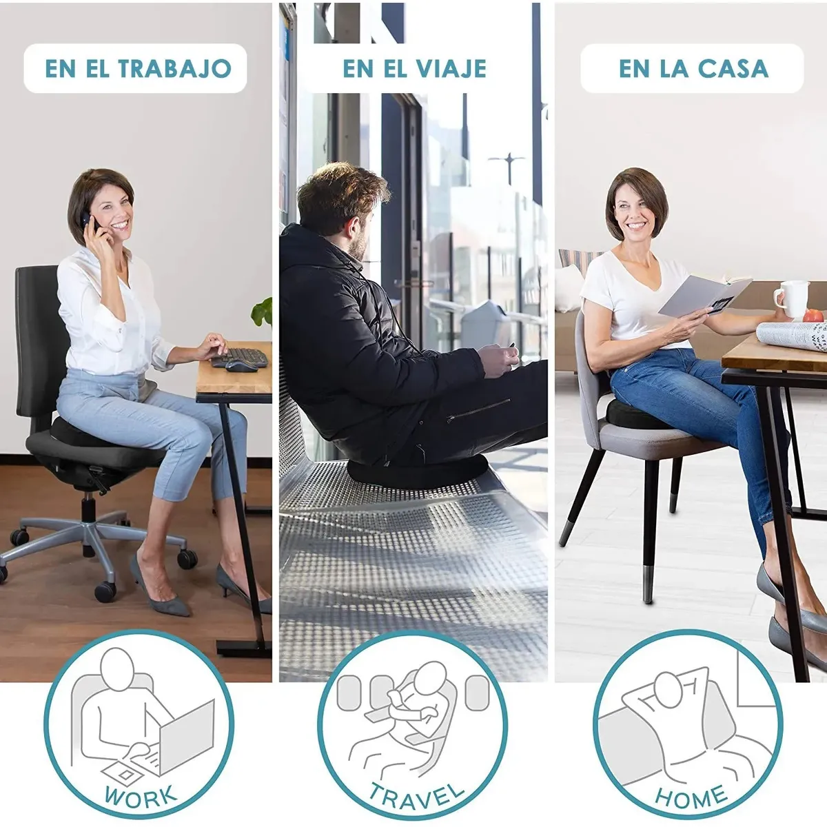 OEM - Cojín tipo Dona para coxis hemorroides ciática embarazo