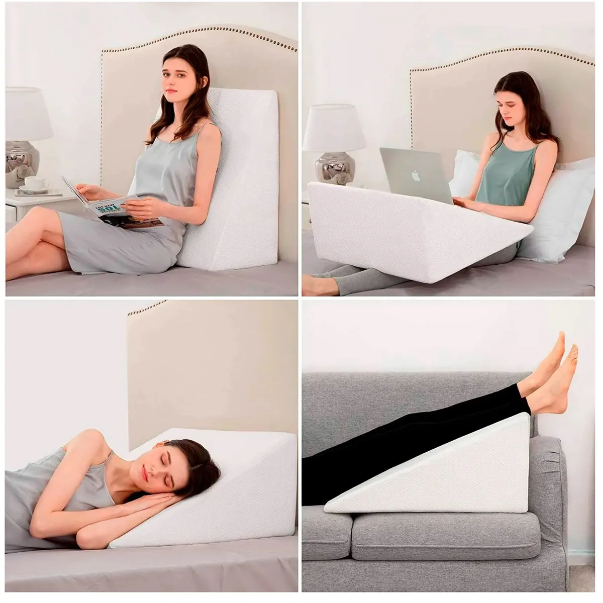 OEM - Almohada Antireflujo Memory Foam Con Infusion de Gel