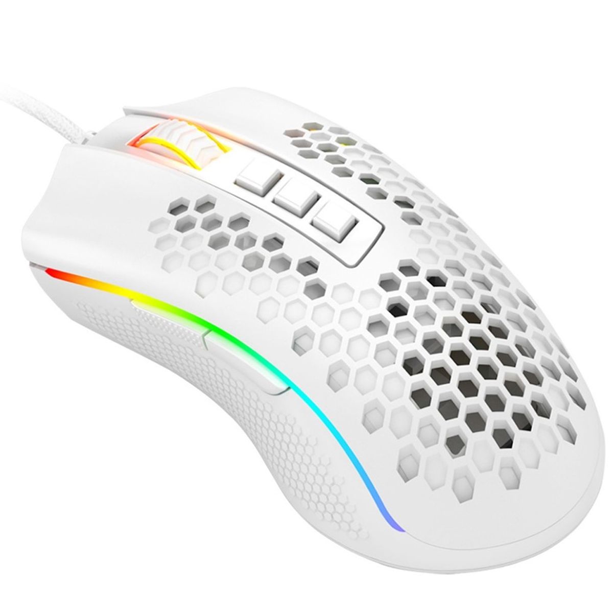 REDRAGON - MOUSE GAMER STORM ELITE M988 BLANCO REDRAGON