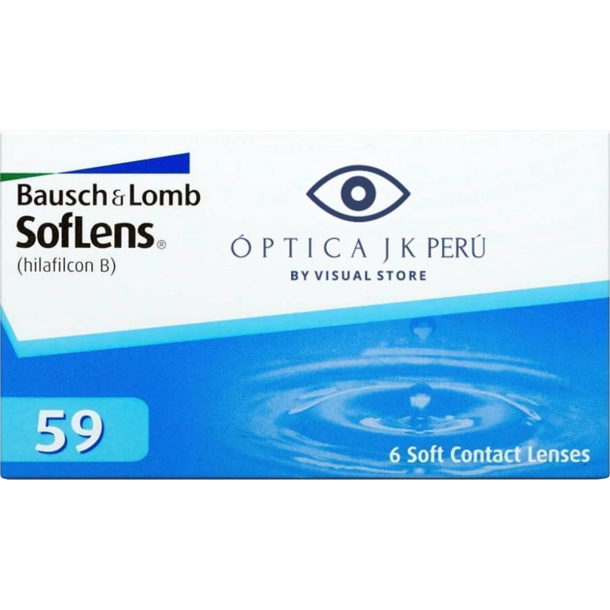GENERICO - Lentes de Contacto SofLens59 para Miopía -400 de BauchLomb
