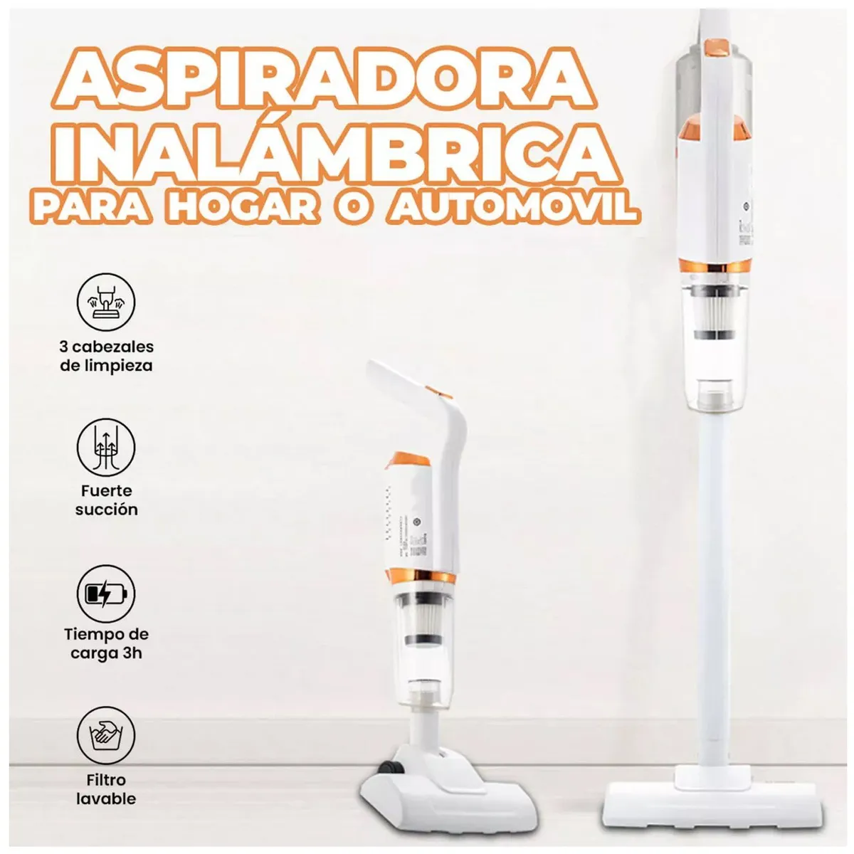 OEM - Aspiradora Inalambrica 2 En 1 Para El Hogar One Pixel