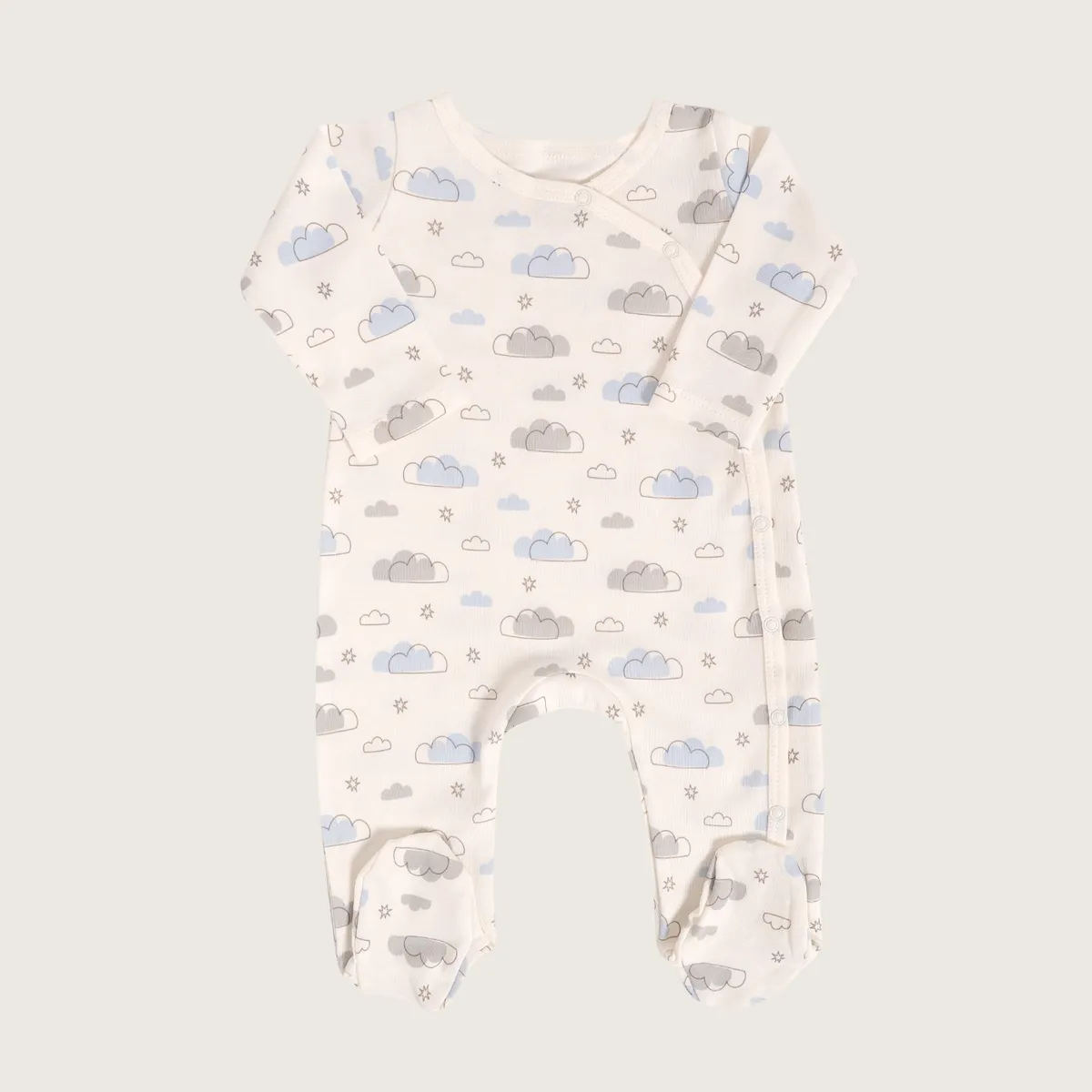 RIKURIY - Enterizo de nubes celeste