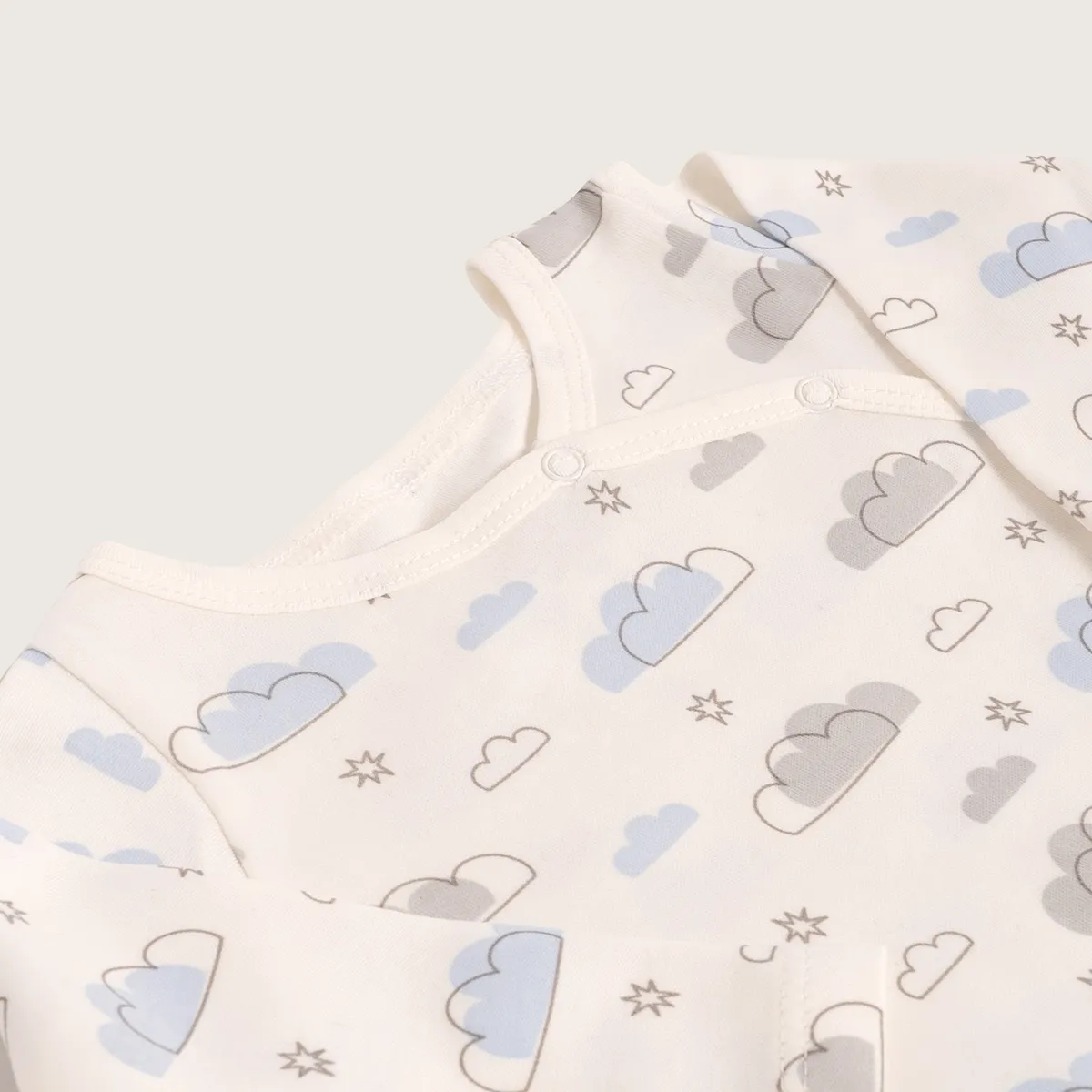 RIKURIY - Enterizo de nubes celeste