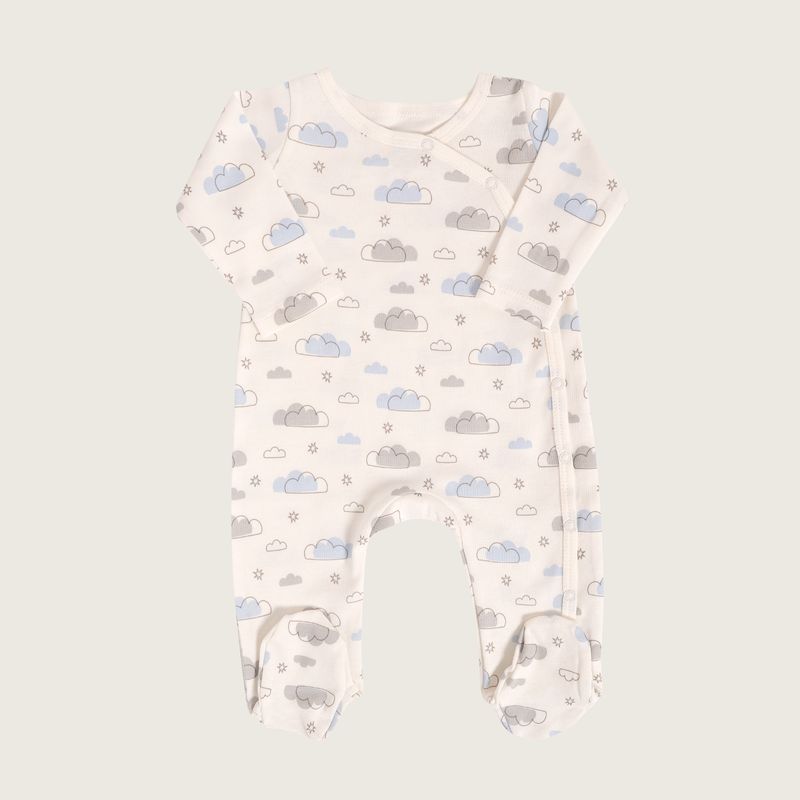 RIKURIY - Enterizo de nubes celeste