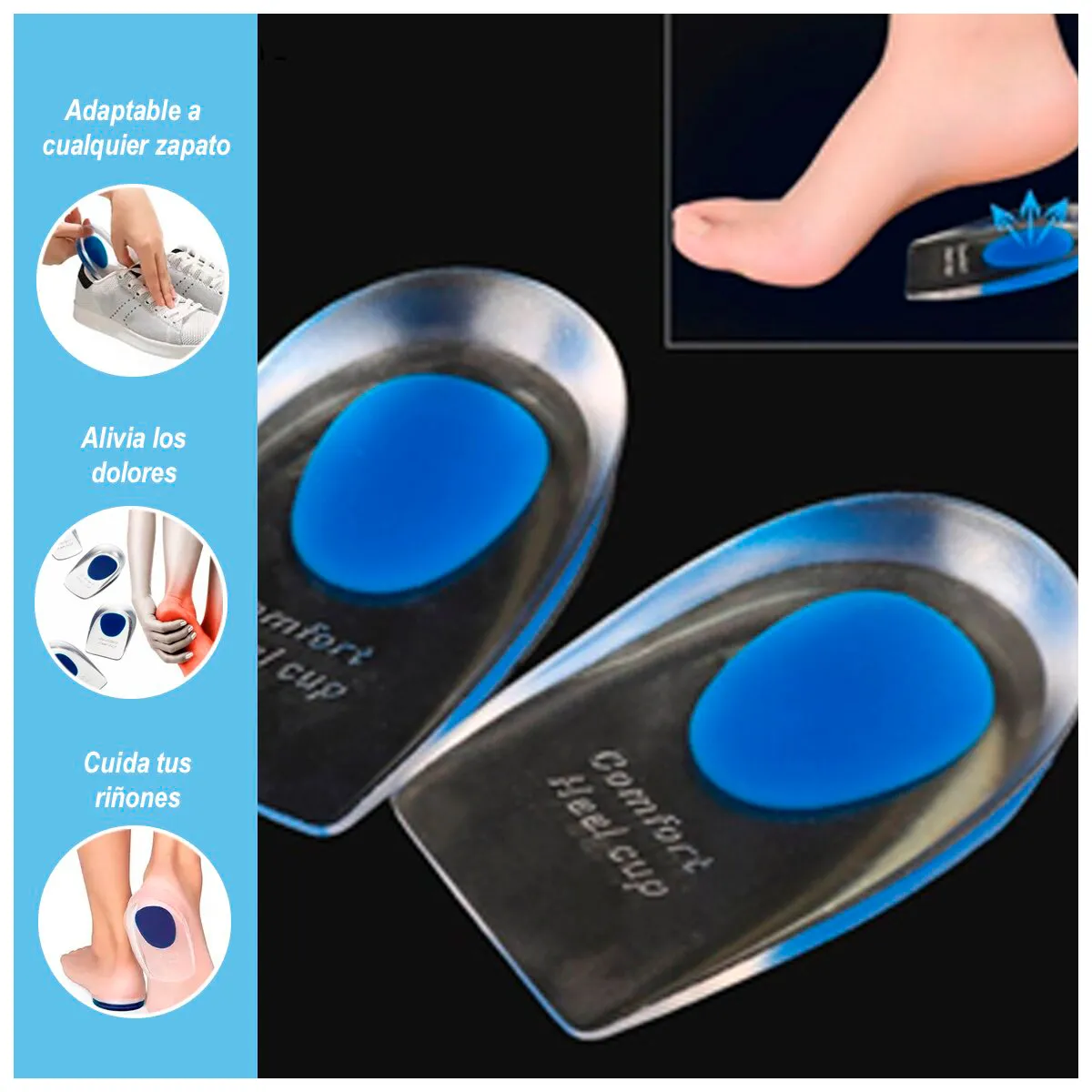 GENERICO - Talonera de Silicona Gel para Espolón