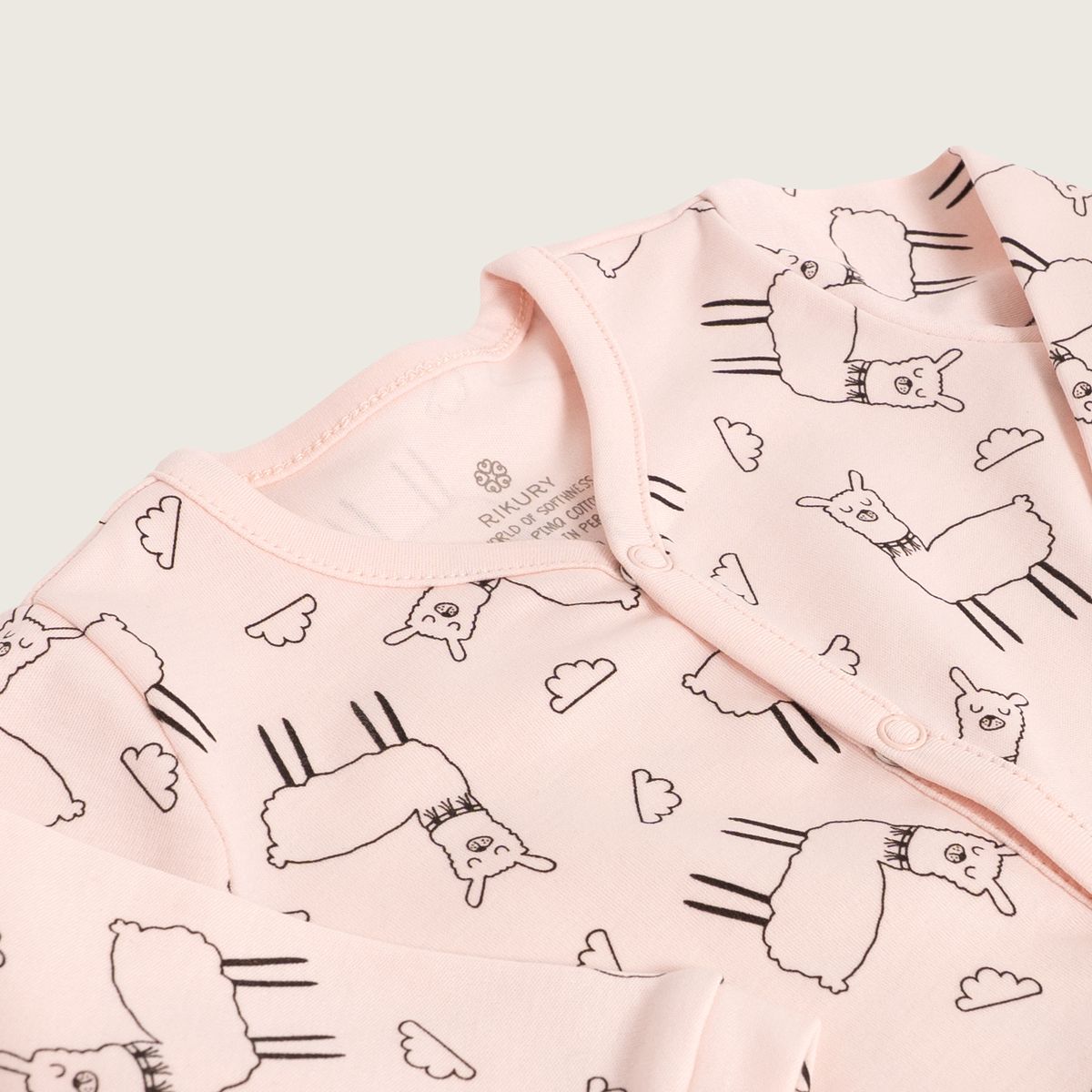 RIKURIY - Enterizo de llamita rosa