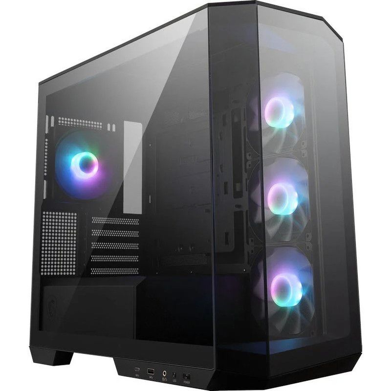 MSI - Case MSI MAG PANO M100R PZ Micro-ATX Tower  Negro
