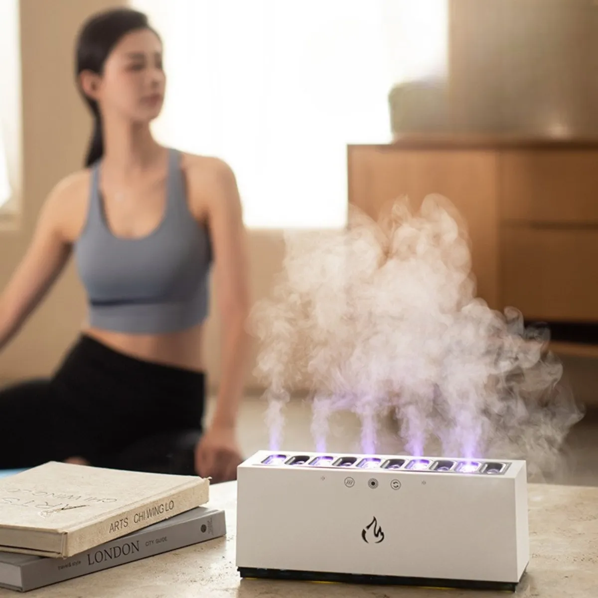 ELMEJORPRECIO - Humidificador de Aire Rítmico RGB Modelo DYNAMIC