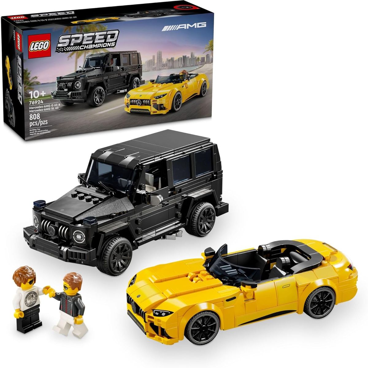 LEGO - LEGO  Speed Champions 76924 Mercedes G 63 y Mercedes SL 63