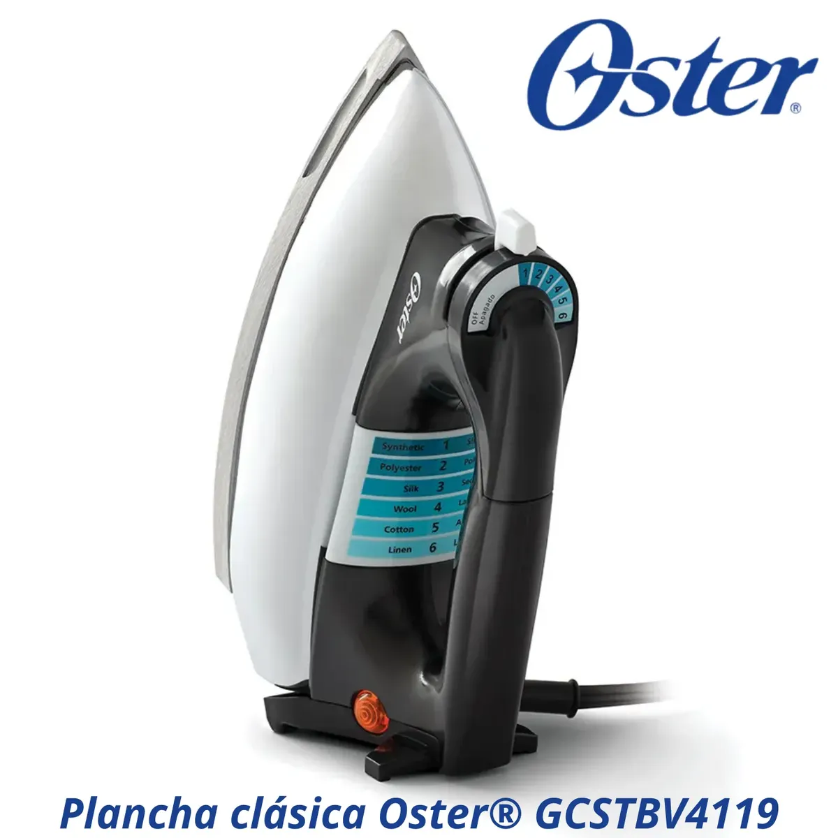 OSTER - Plancha pesada Oster GCSTBV4119 clásica con control de temperatura