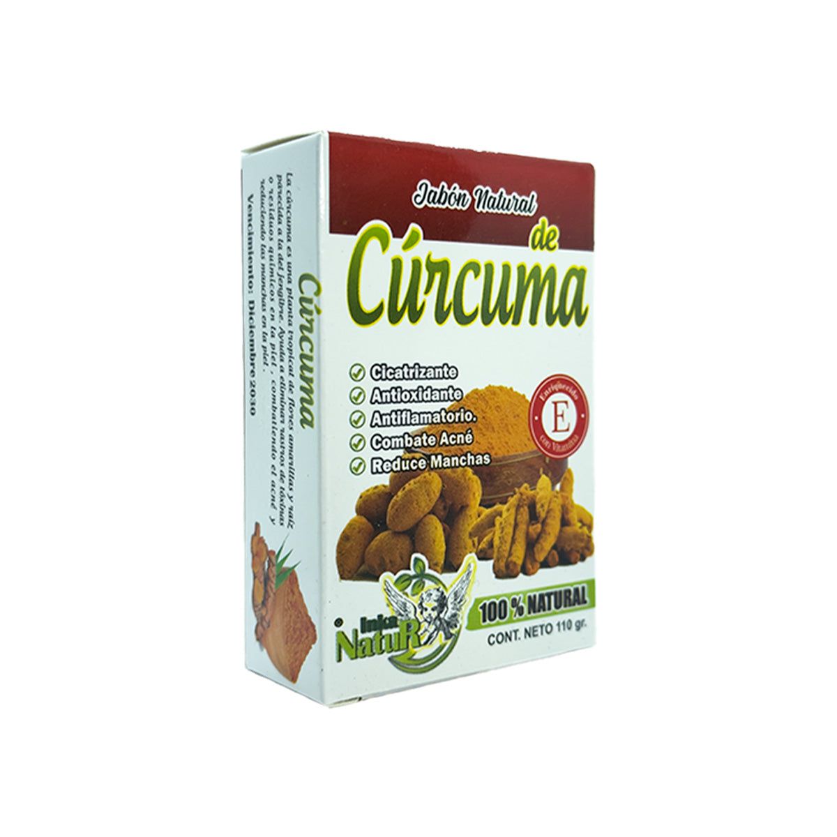 GENERICO - Jabón Natural Corporal De Curcuma 110Gr