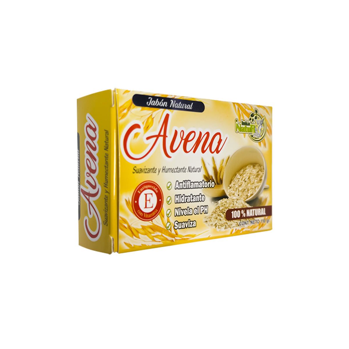GENERICO - Jabón Natural Corporal De Avena 110Gr