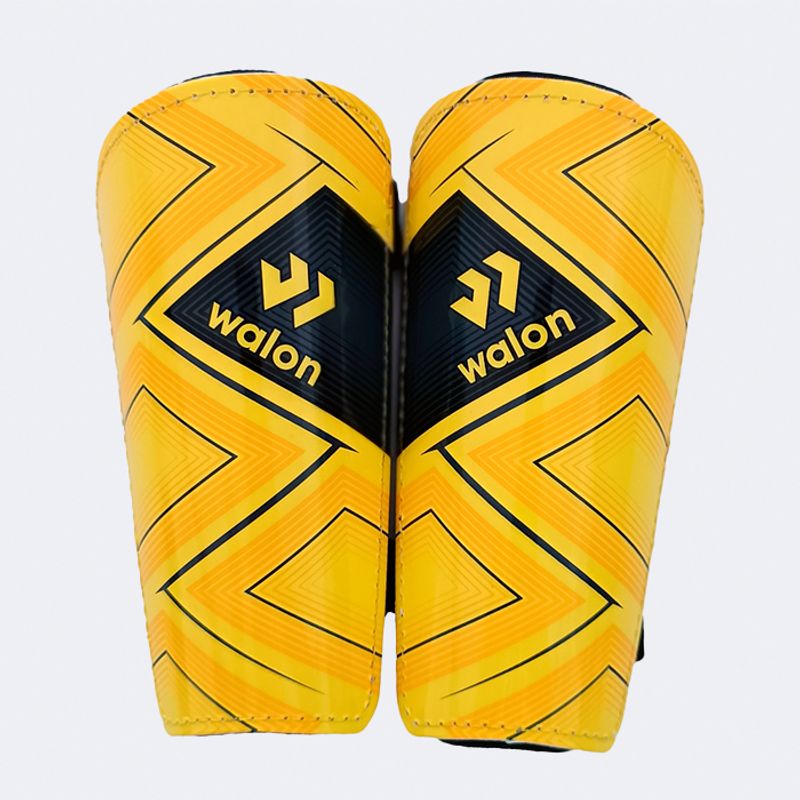 WALON - CANILLERAS CON TIRAS FUTBOL NIÑO AMARILLO