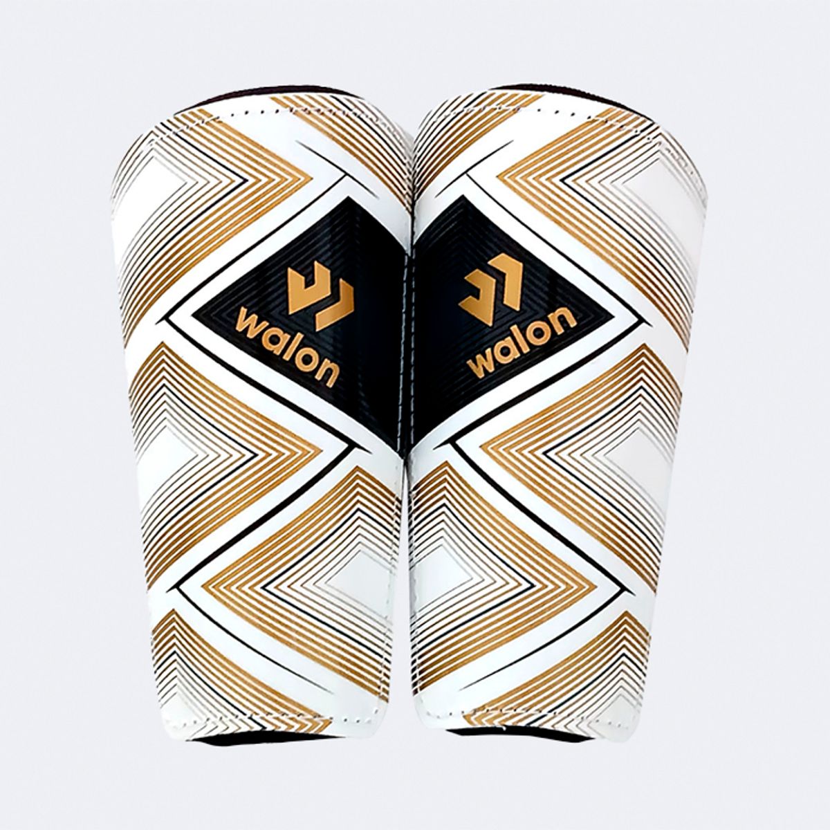 WALON - CANILLERAS CON TIRAS FUTBOL ADULTO BLANCO