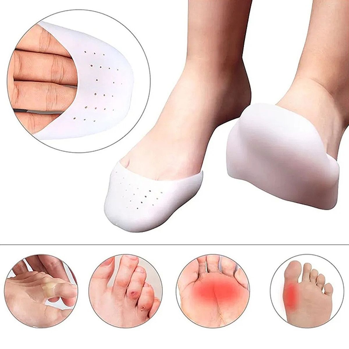 GENERICO - Puntera de gel cerrada 1 par ROSS