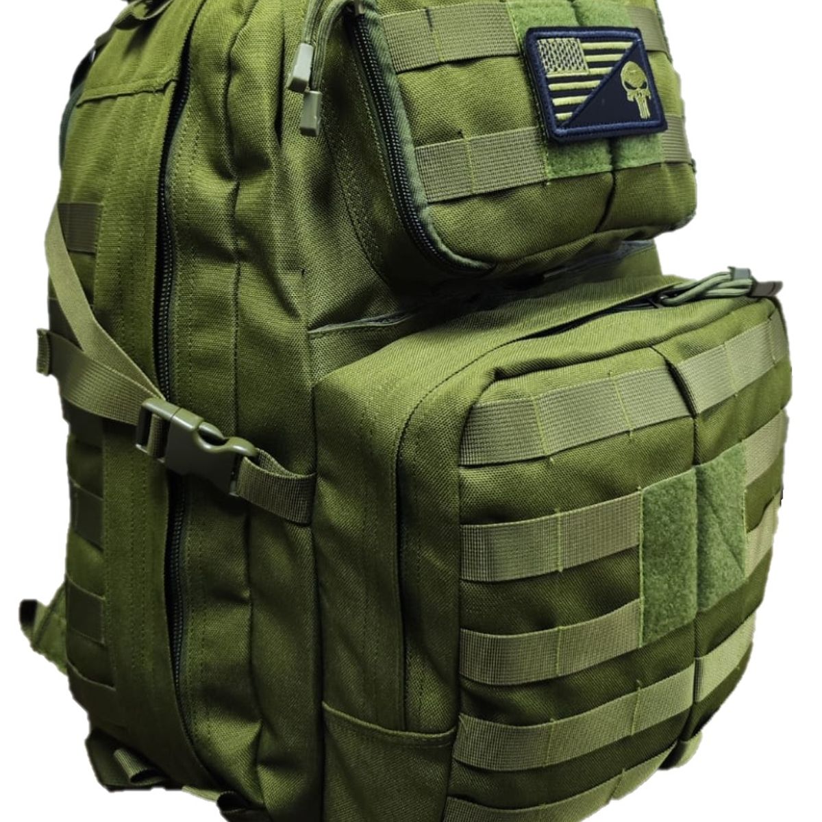 GENERICO - Mochila Tactica 40L Molle Con Portalaptop y Reforzada