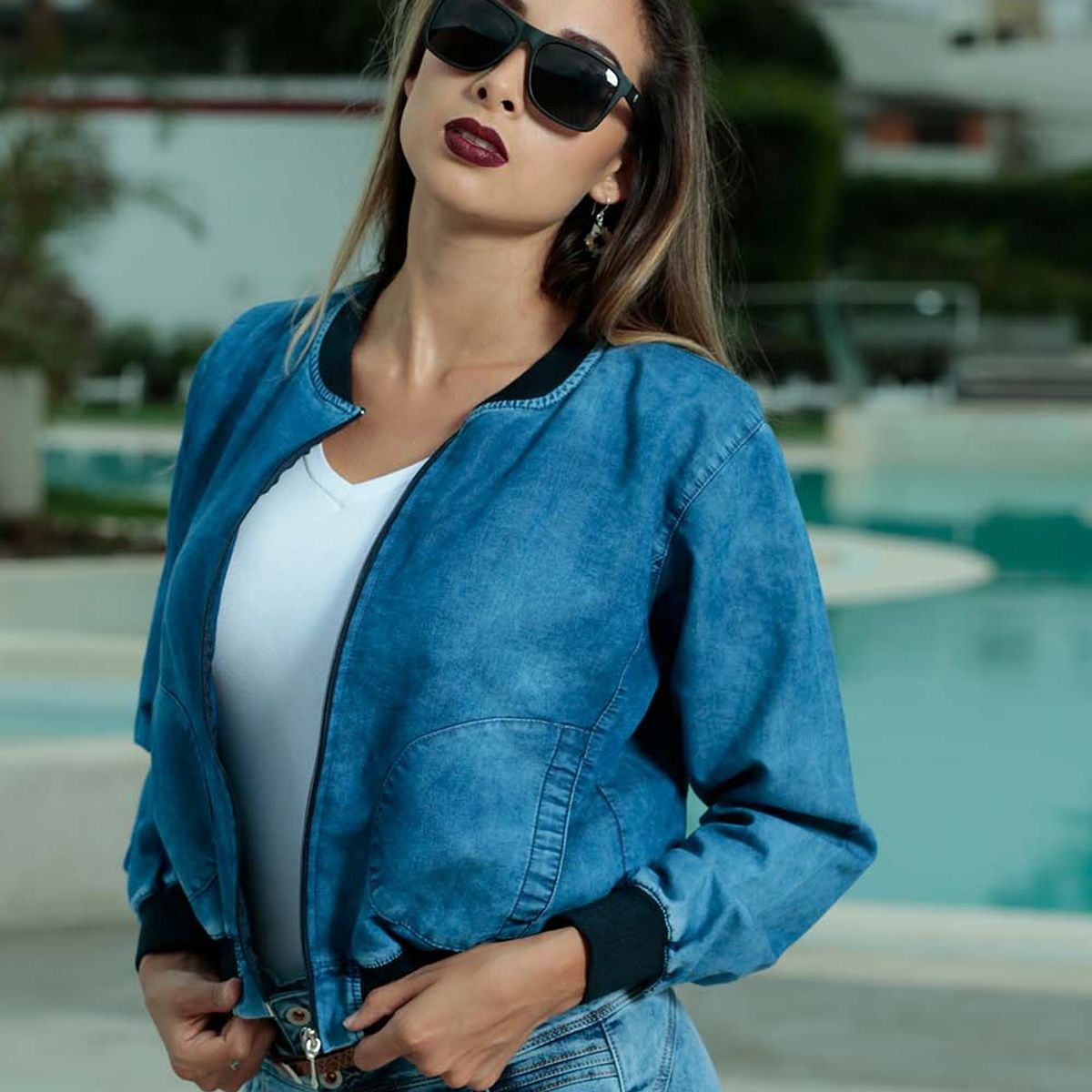 TANSY - Casaca de mujer-Tokio Tansy - Azul oxido