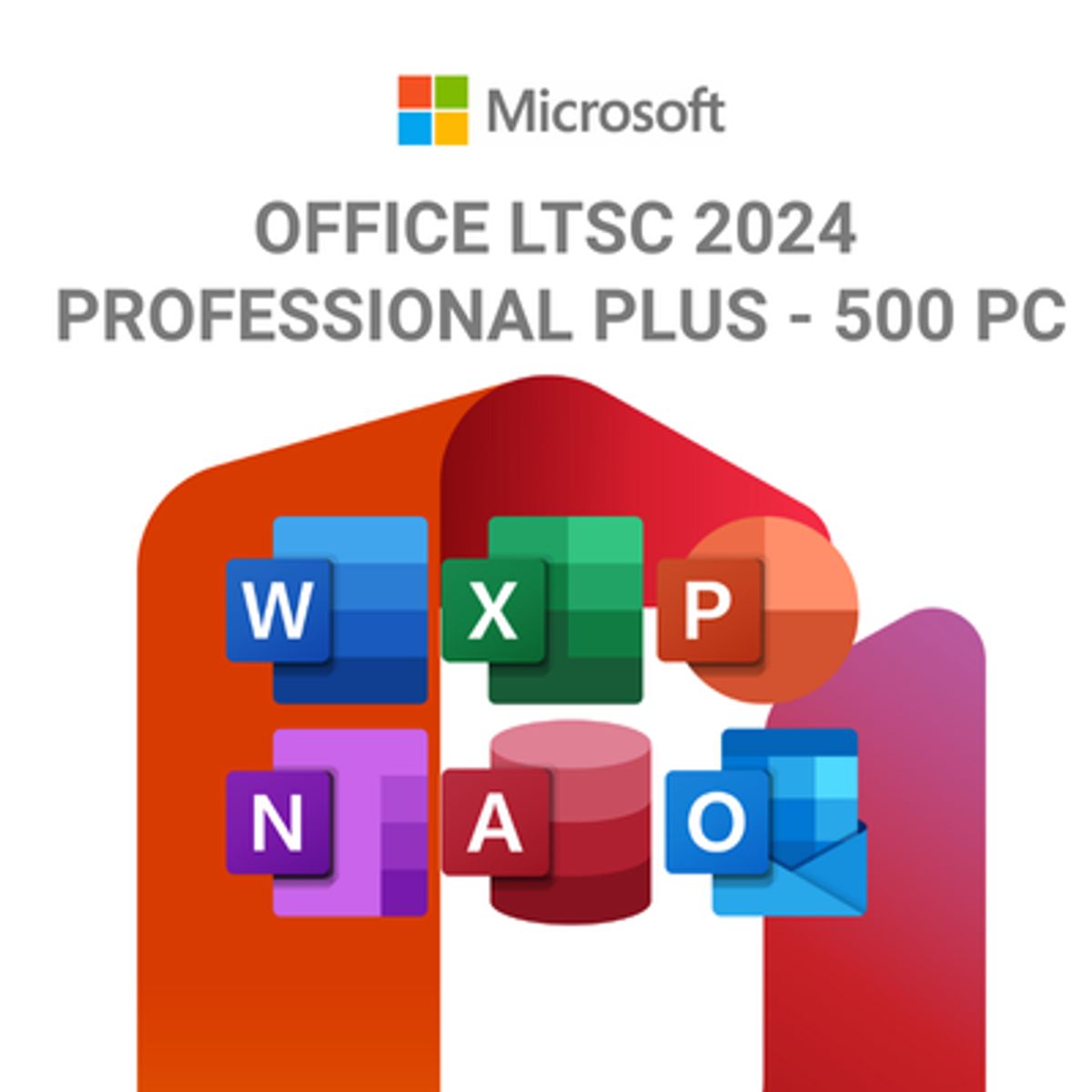 MICROSOFT - Microsoft Office 2024 LTSC Professional Plus MAK para 500 PC