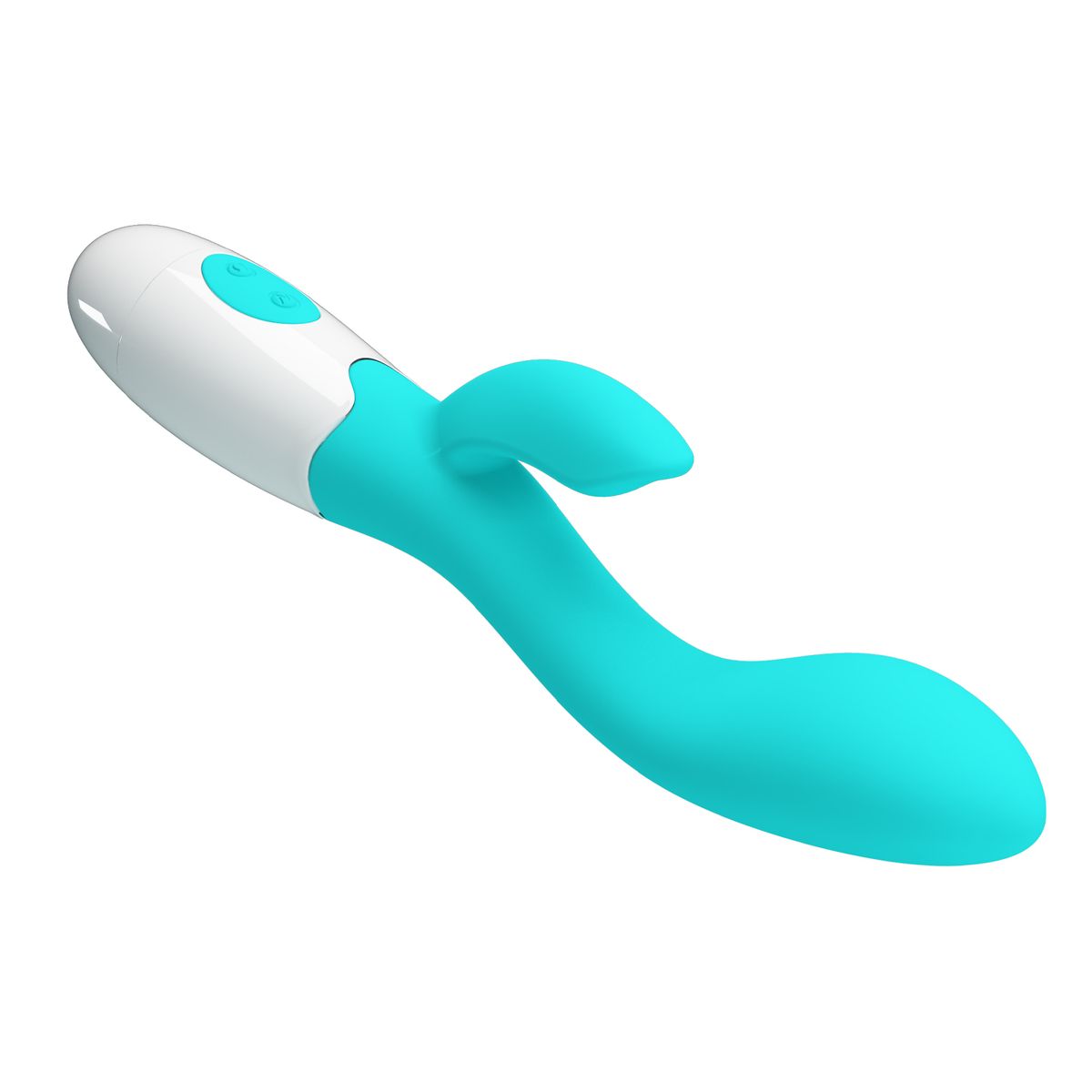 PRETTY LOVE - Vibrador Sexual Femenino Rabbit Brighty 30 Funciones Silicona Cyan