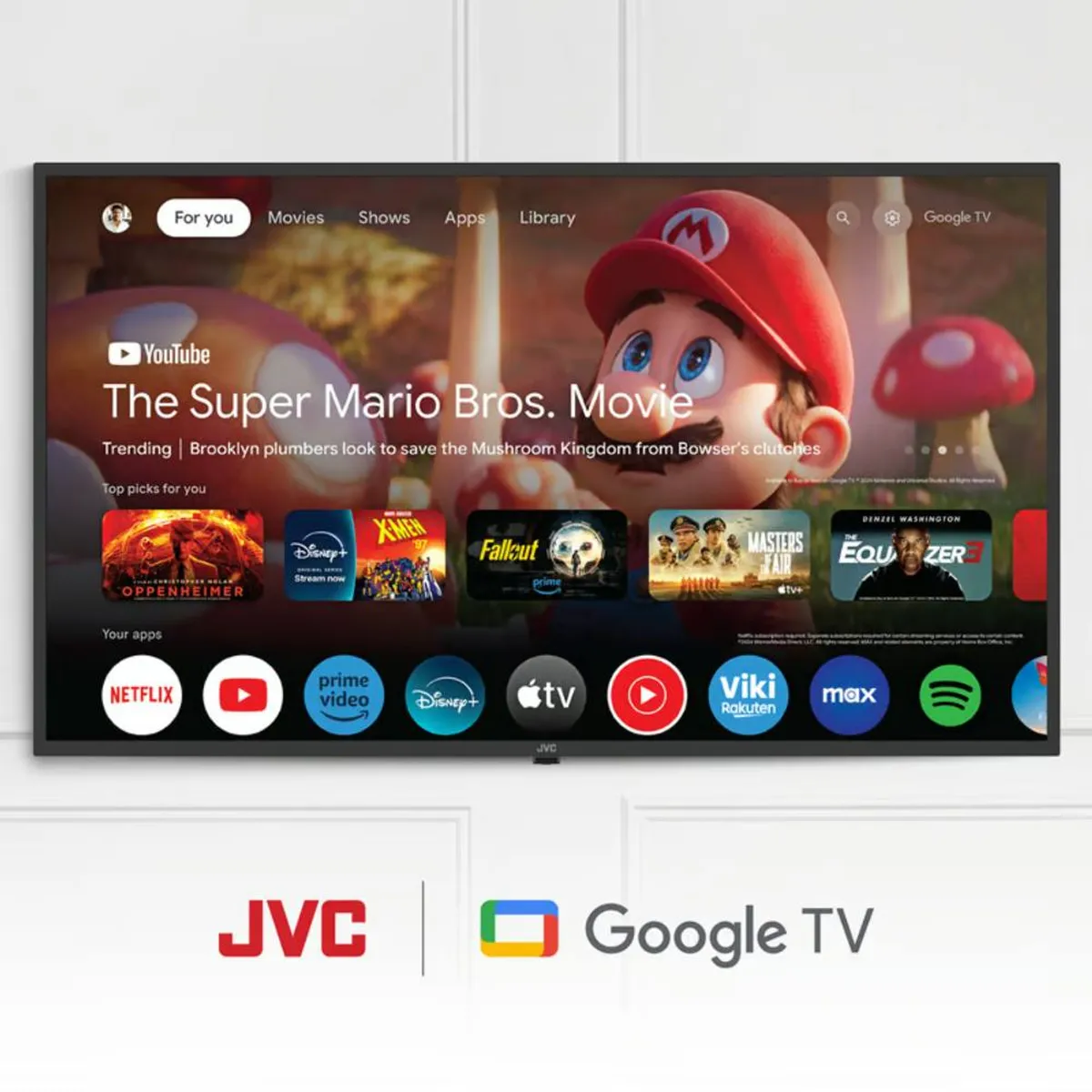 JVC - Televisor JVC LED 43 FHD Google TV Os LT-43KM348