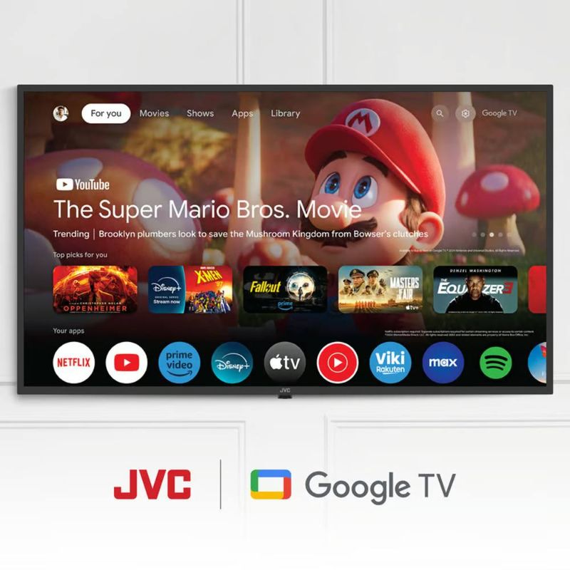 JVC - Televisor JVC LED 43 FHD Google TV Os LT-43KM348