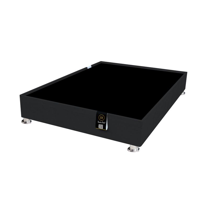BARAKA HOME - Base De Cama Encajonado Luton 2 Plz - Negro