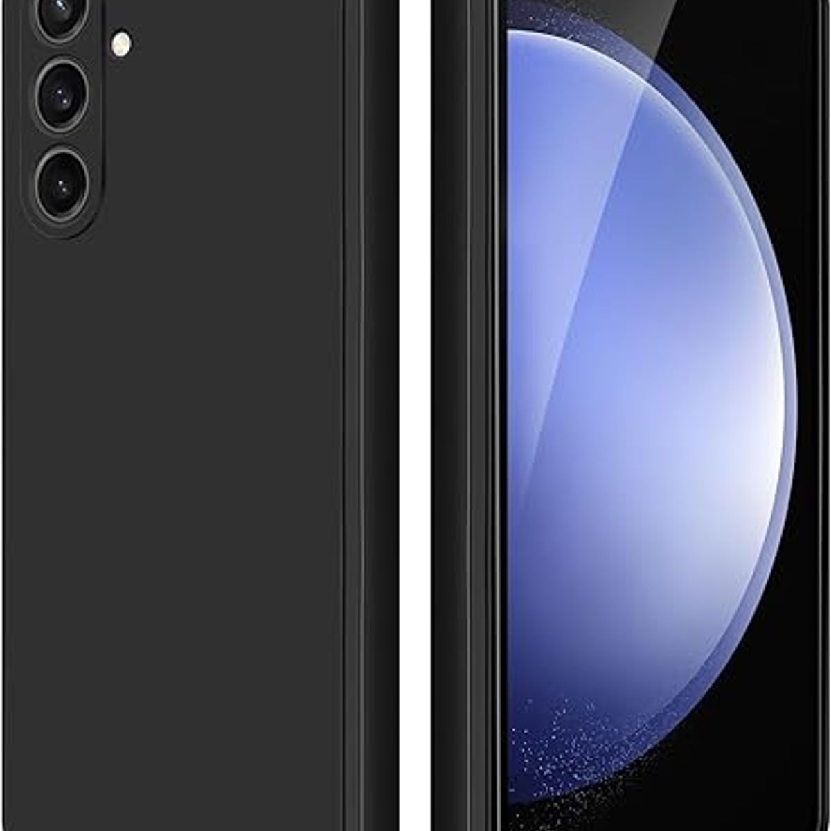 GENERICO - Case Protector para Samsung S23 FE Silicona Negro