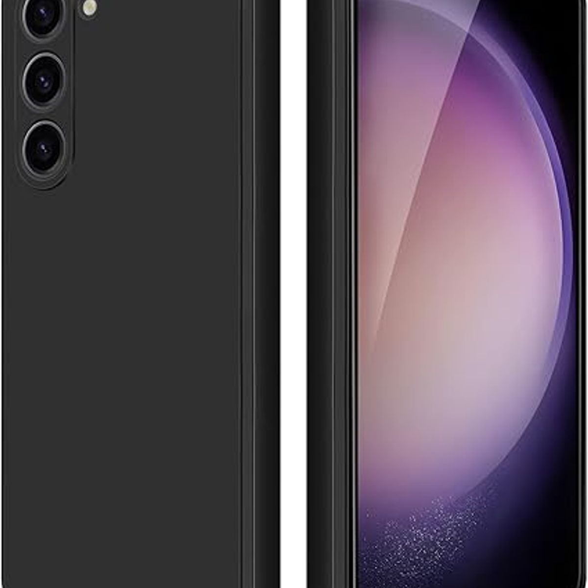 GENERICO - Case Protector para Samsung S23 PLUS Silicona Negro