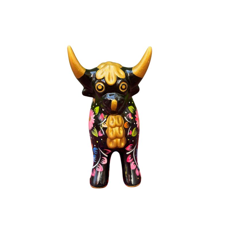ACHALLAY ARTESANIA DE BARRO - Torito de Pucara 17 cm