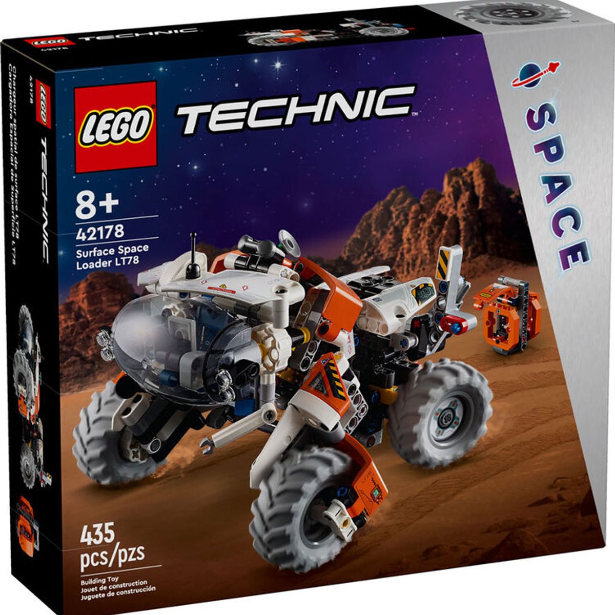 LEGO - LEGO Technic 42178 Cargadora Espacial de Superficie LT78