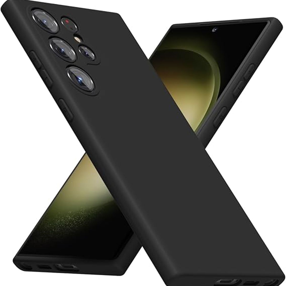 GENERICO - Case Silicona para Samsung S23 Ultra Negro