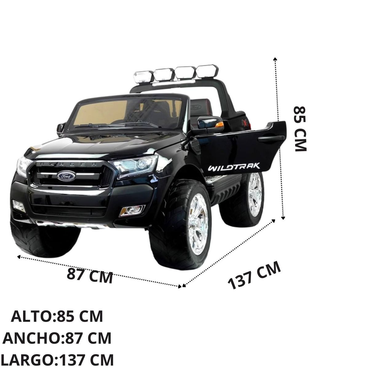 FORD - Carro a Batería Ford Ranger Wildtrak De 12 V.