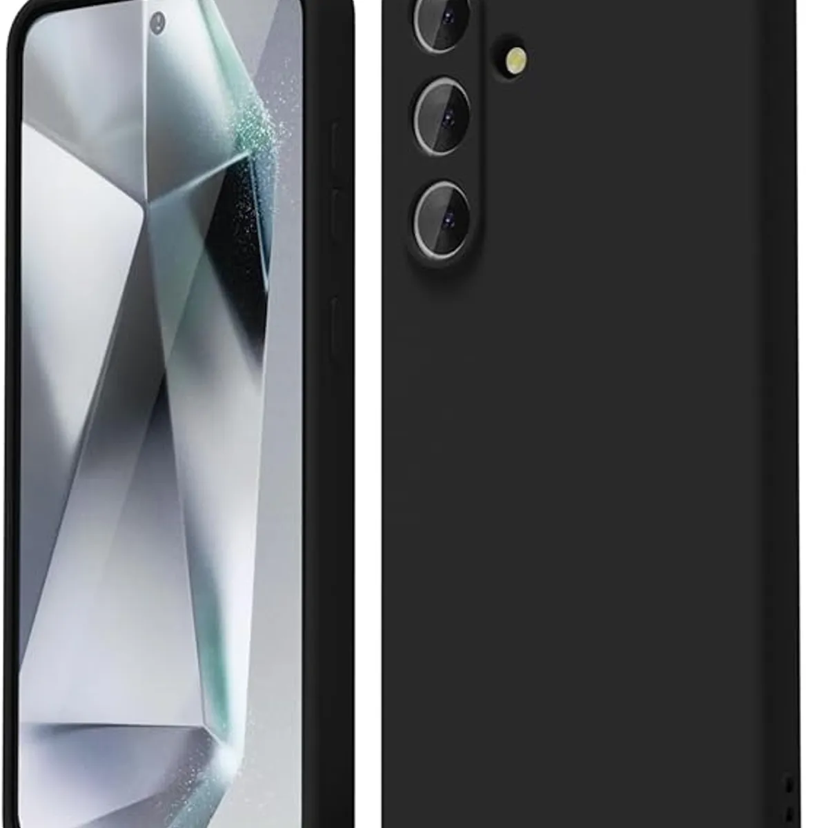 GENERICO - Case Protector para Samsung S24 FE Silicona Negro