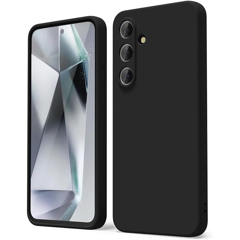 GENERICO - Case Protector para Samsung S24 FE Silicona Negro
