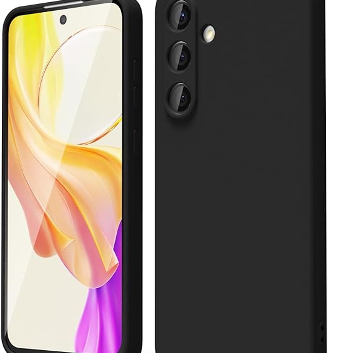 GENERICO - Case Protector para Samsung S25 PLUS Silicona Negro