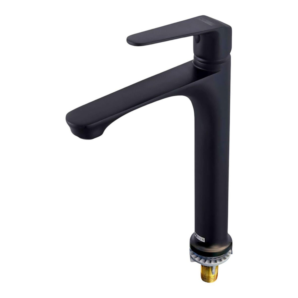 ALFA - Llave Alto  para Lavatorio Negro Mate Pesado ALFA