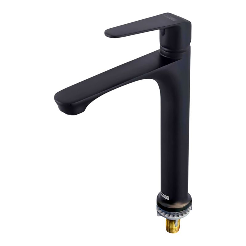 ALFA - Llave Alto para Lavatorio Negro Mate Pesado ALFA